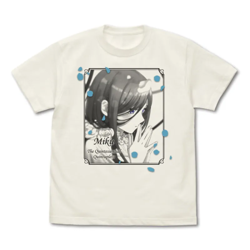 中野三玖 Tシャツ/VANILLA WHITE-XL