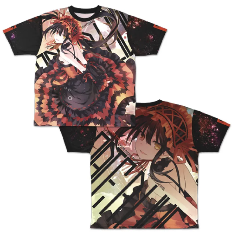 原作版 時崎狂三 両面フルグラフィックTシャツVer.2/M
