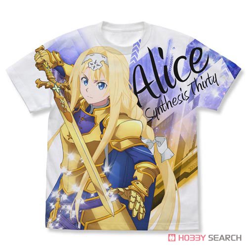 アリス・シンセシス・サーティ フルグラフィックTシャツ/WHITE-L 2