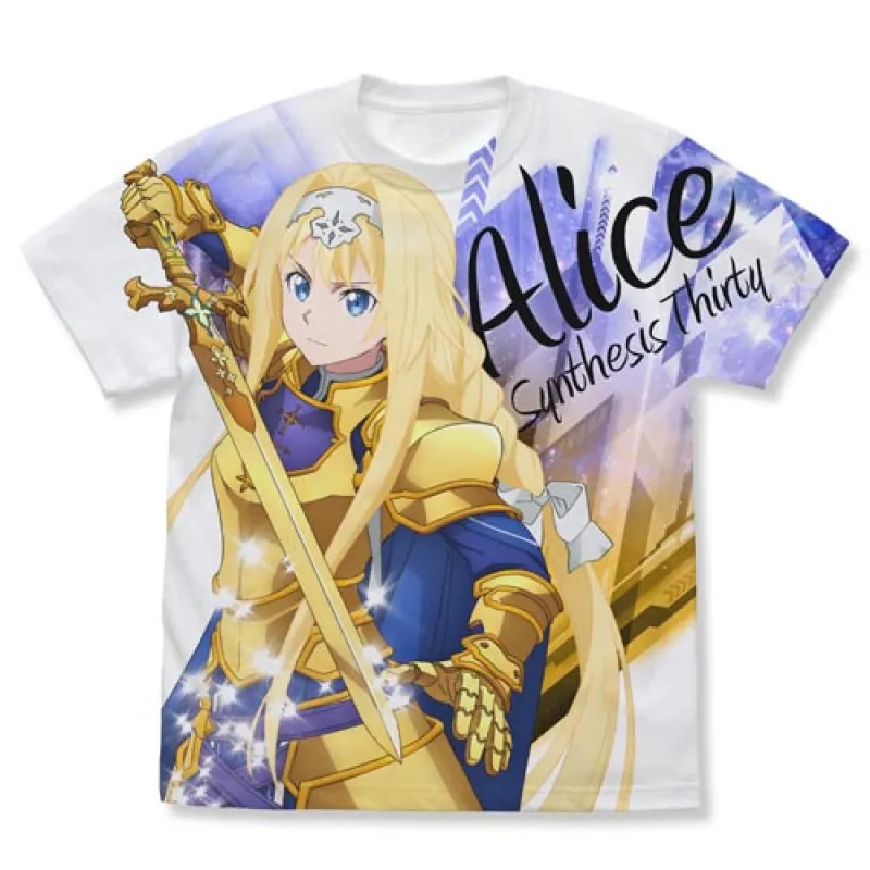 アリス・シンセシス・サーティ フルグラフィックTシャツ/WHITE-XL