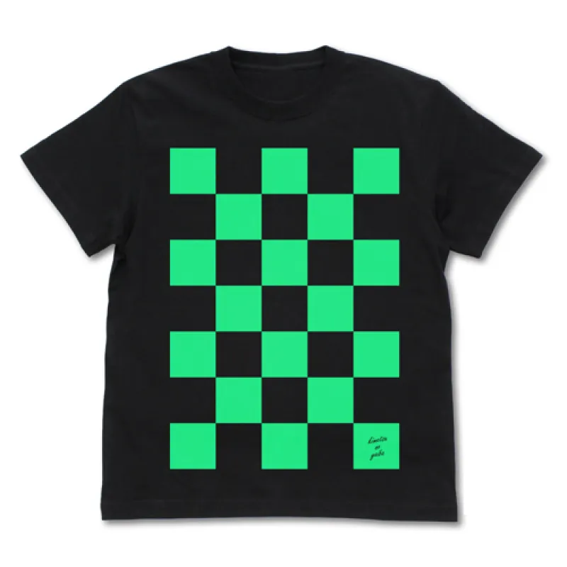 炭治郎羽織柄Tシャツ/BLACK-M
