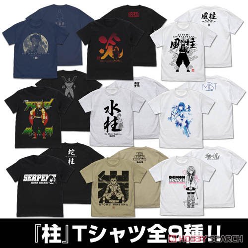 蛇柱 伊黒小芭内 Tシャツ/BLACK-S 6