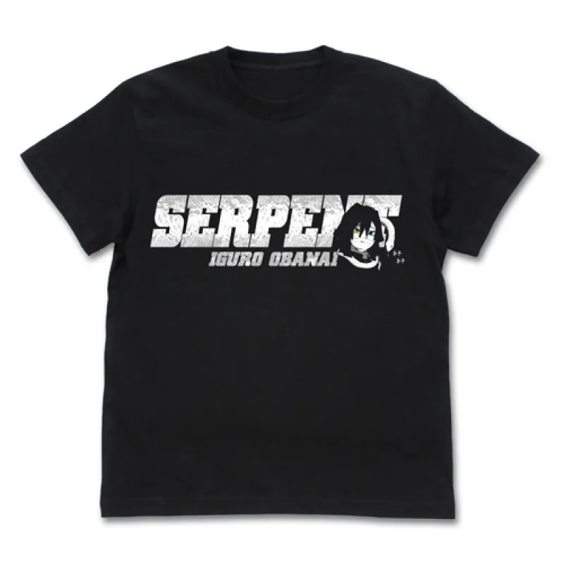 蛇柱 伊黒小芭内 Tシャツ/BLACK-L