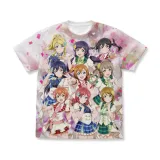 μ's フルグラフィックTシャツ/WHITE-M 1