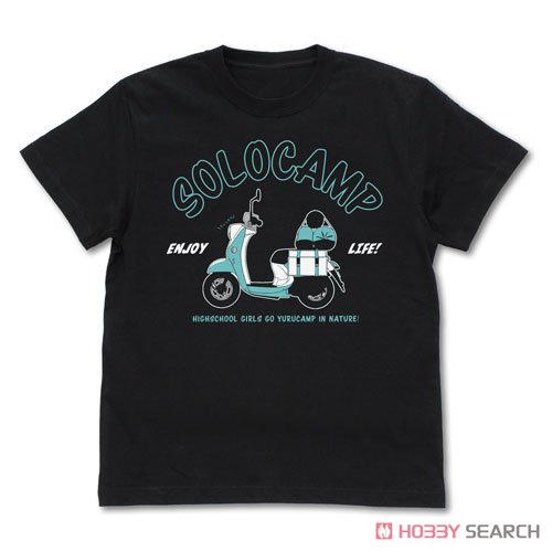 志摩リンのスクーター Tシャツ/BLACK-L 2