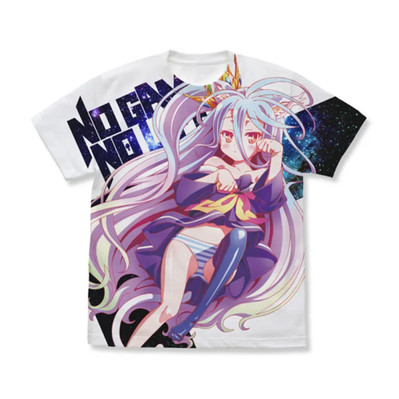 ｢白｣ねこみみVer. フルグラフィックTシャツ/WHITE-S
