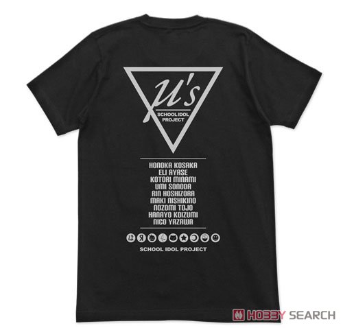 μ's ドライTシャツ/BLACK-M 2