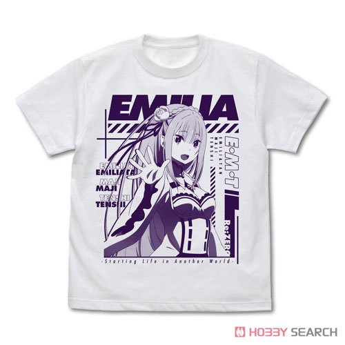 エミリア Tシャツ Ver.2.0/WHITE-M 2