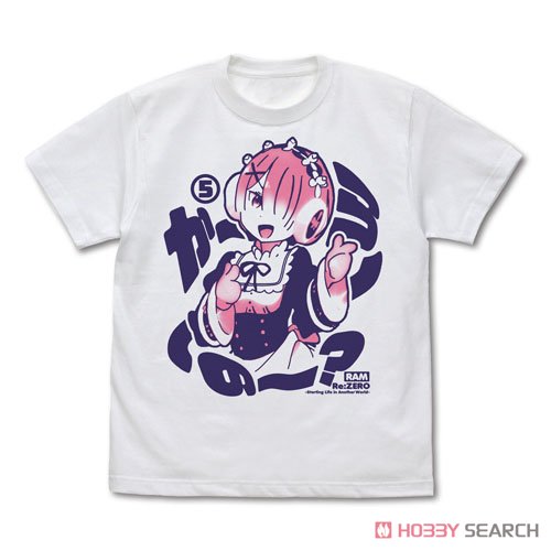 ラムの｢か~ら~の~?｣Tシャツ/WHITE-M 2