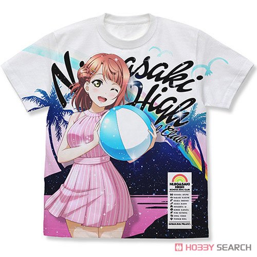 上原歩夢 フルグラフィックTシャツ 水着Ver./WHITE-M 2