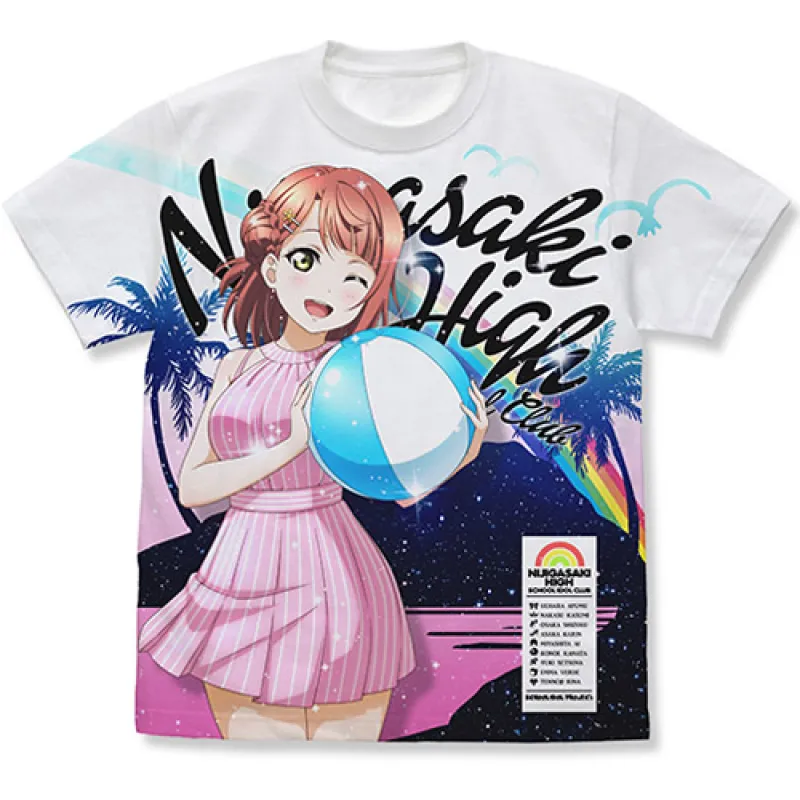上原歩夢 フルグラフィックTシャツ 水着Ver./WHITE-L