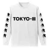 ネルフロゴ 袖リブロングスリーブTシャツ/WHITE-M 1
