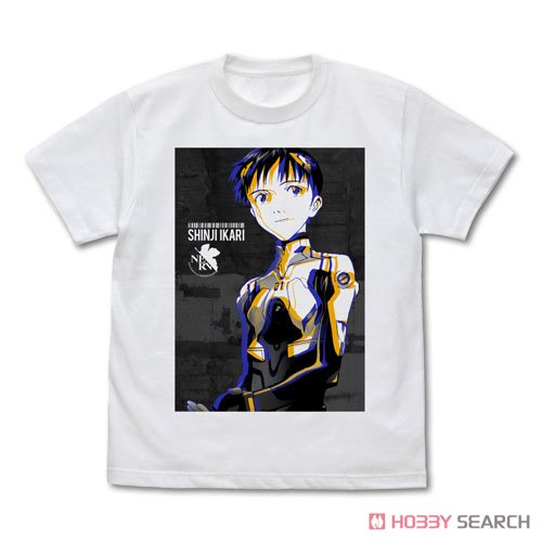 碇シンジ グラフィックTシャツ/WHITE-S 2