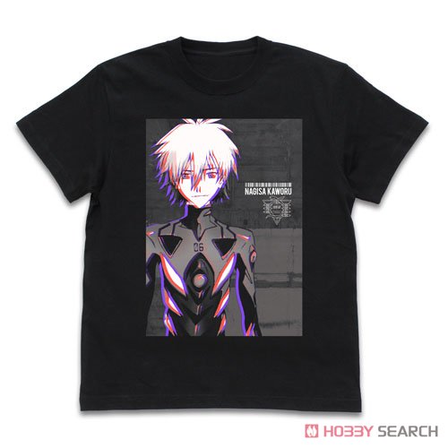 渚カヲル グラフィックTシャツ/BLACK-L 2