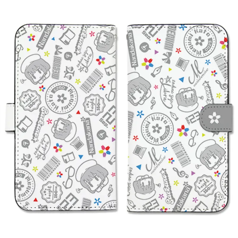 加藤恵のなんだかなぁ手帳型スマホケース158