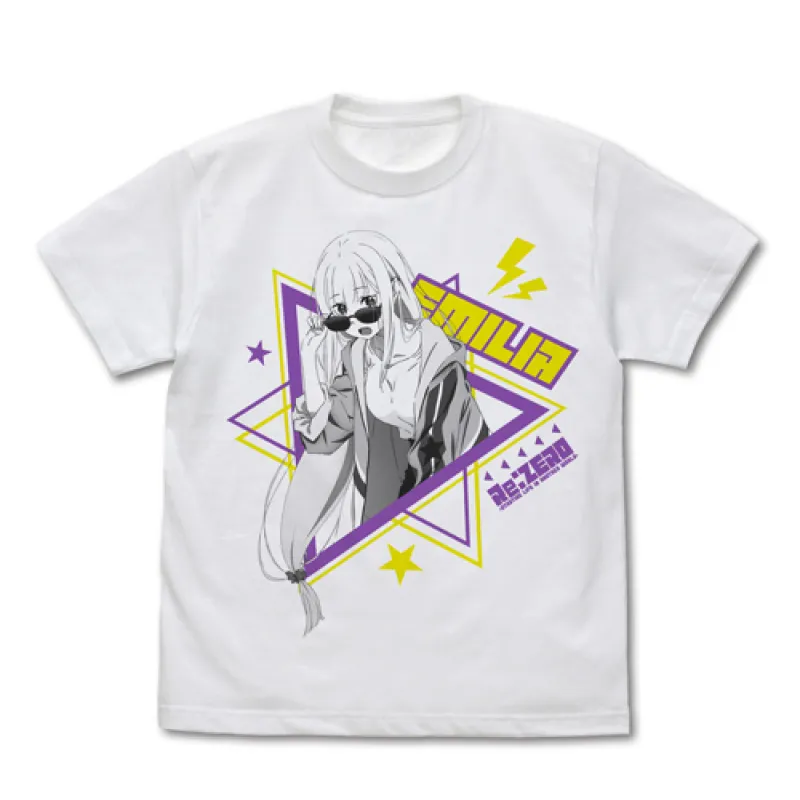 エミリア Tシャツ ストリートファッションVer./WHITE-L