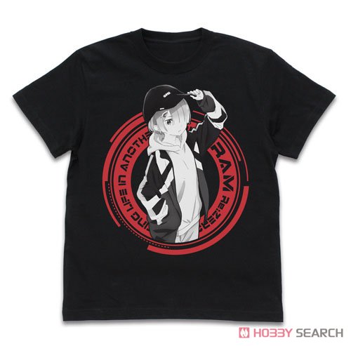 ラム Tシャツ ストリートファッションVer./BLACK-M 2
