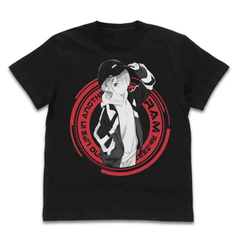 ラム Tシャツ ストリートファッションVer./BLACK-XL