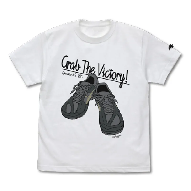 影山飛雄シューズ Tシャツ/WHITE-XL