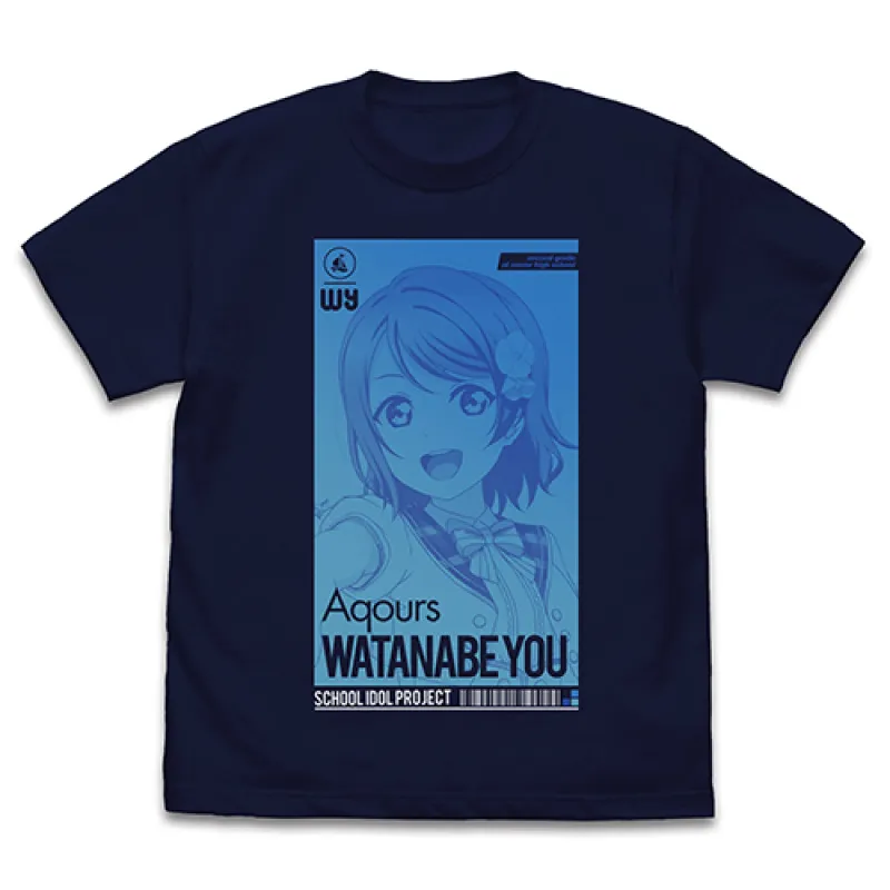 渡辺 曜 Tシャツ ALL STARS Ver./NAVY-XL
