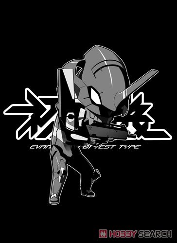初号機 Tシャツ デフォルメVer./BLACK-M 3