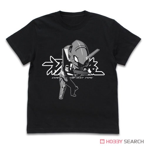 初号機 Tシャツ デフォルメVer./BLACK-L 2
