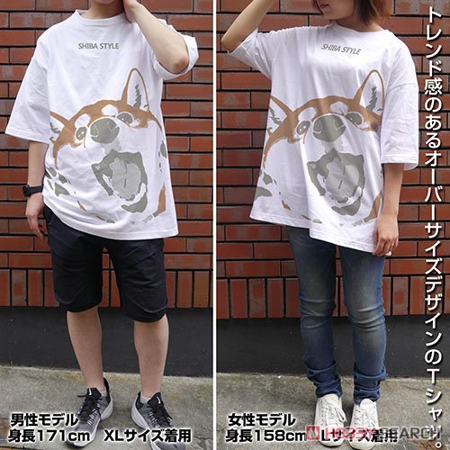 石原雄先生デザイン ハルさん突撃 ビッグシルエットTシャツ/WHITE-XL 6