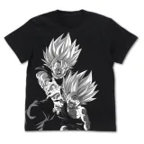 親子かめはめ波 オールプリントTシャツ/BLACK-XL 1