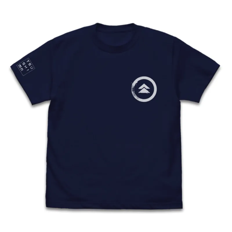 家紋 Tシャツ/NAVY-L