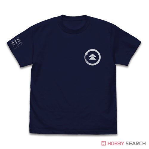 家紋 Tシャツ/NAVY-XL 2