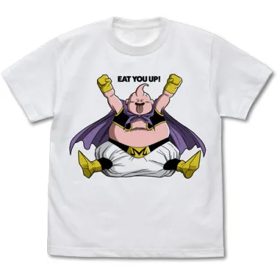 魔人ブウ Tシャツ たべちゃおVer. /WHITE-L