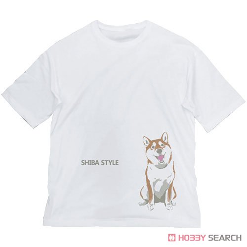 石原雄先生デザイン おすわりハルさん ビッグシルエットTシャツ/WHITE-XL 2