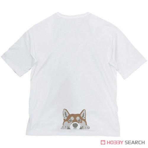 石原雄先生デザイン ハルさんチラリ ビッグシルエットTシャツ/WHITE-L 3