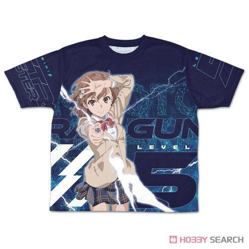 御坂美琴 両面フルグラフィックTシャツ/M 3