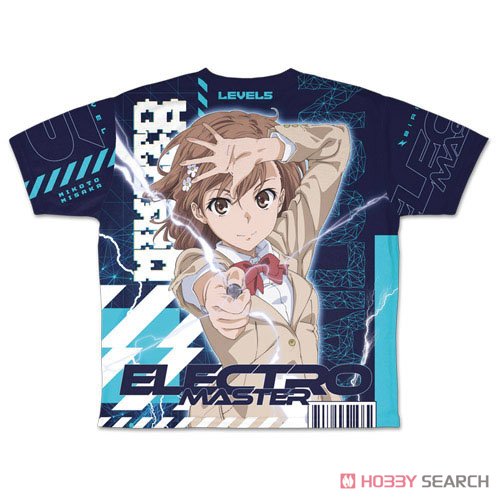 御坂美琴 両面フルグラフィックTシャツ/M 4