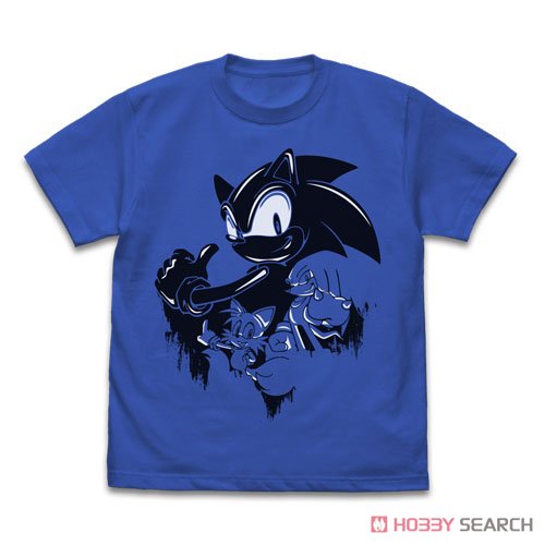 ソニック ウォールペイント Tシャツ/ROYAL BLUE-M
