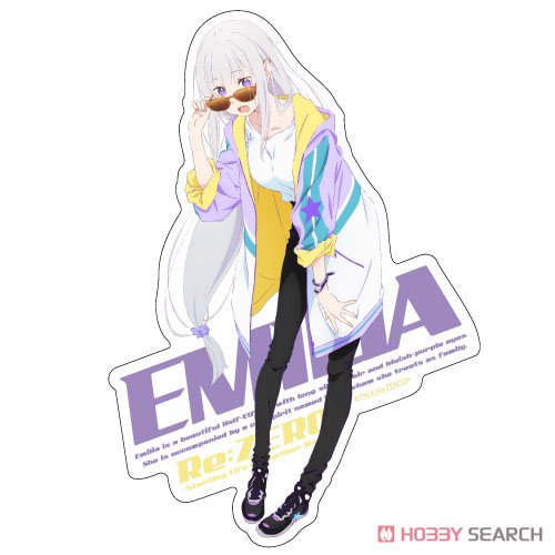 エミリア 耐水ステッカー ストリートファッションVer. 2
