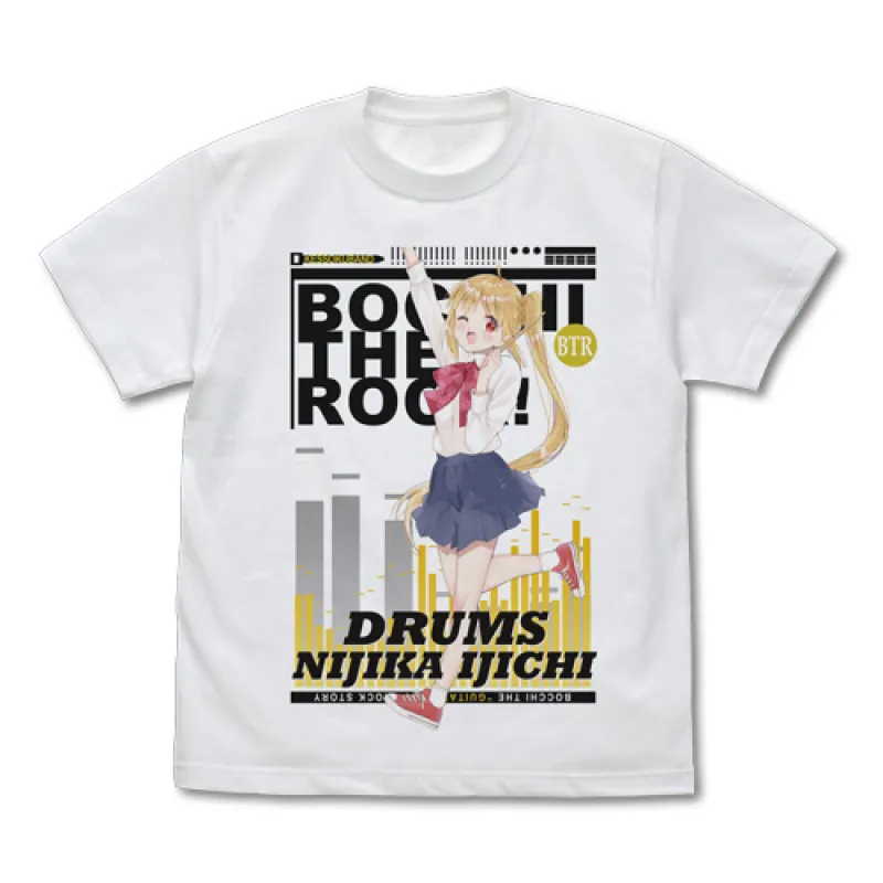 伊地知虹夏 フルカラーTシャツ/WHITE-M