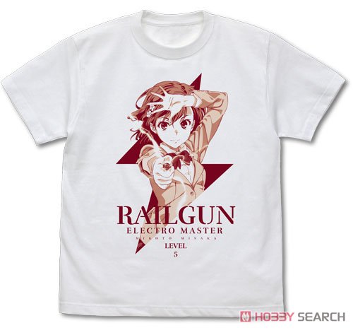 御坂美琴 Tシャツ Ver.2.0/WHITE-M 2