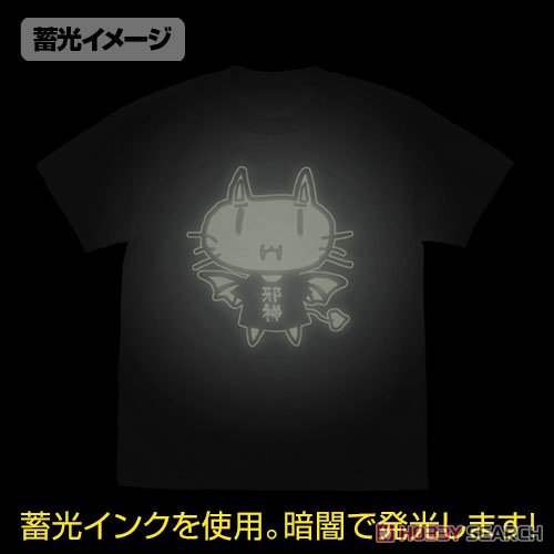 邪神ちゃん 蓄光Tシャツ/WHITE-L 4