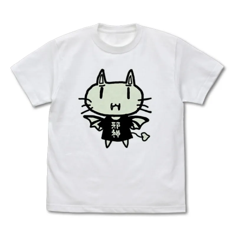 邪神ちゃん 蓄光Tシャツ/WHITE-L