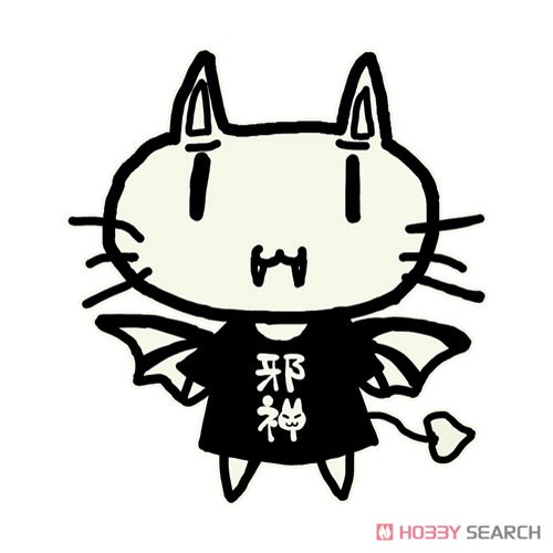 邪神ちゃん 蓄光Tシャツ/WHITE-XL 3