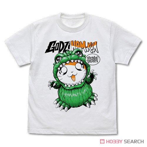 ゴジハムくん Tシャツ/WHITE-S 2