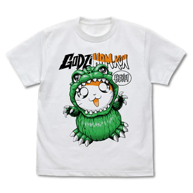 ゴジハムくん Tシャツ/WHITE-S