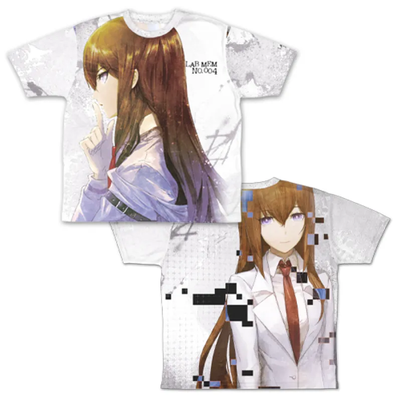 牧瀬紅莉栖 両面フルグラフィックTシャツ/L