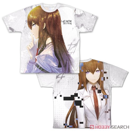 牧瀬紅莉栖 両面フルグラフィックTシャツ/XL 2