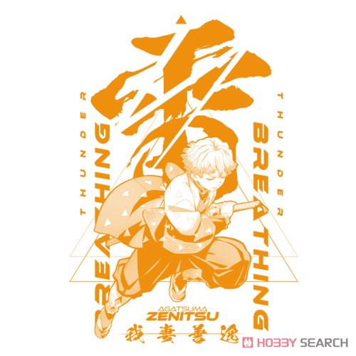 雷の呼吸 我妻善逸 Tシャツ/WHITE-M 4