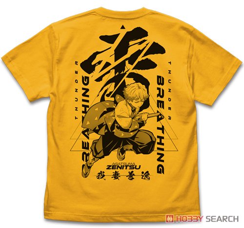 雷の呼吸 我妻善逸 Tシャツ/GOLD-L 2