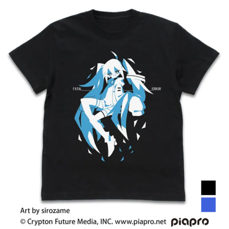 初音ミク Tシャツ sirozame Ver./BLACK-XL