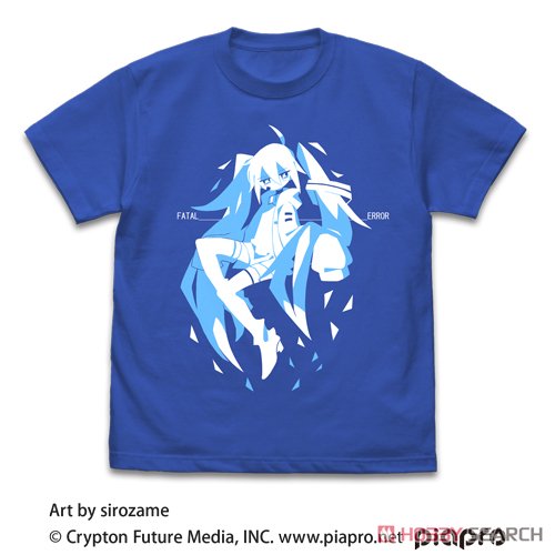 初音ミク Tシャツ sirozame Ver./ROYAL BLUE-L 2